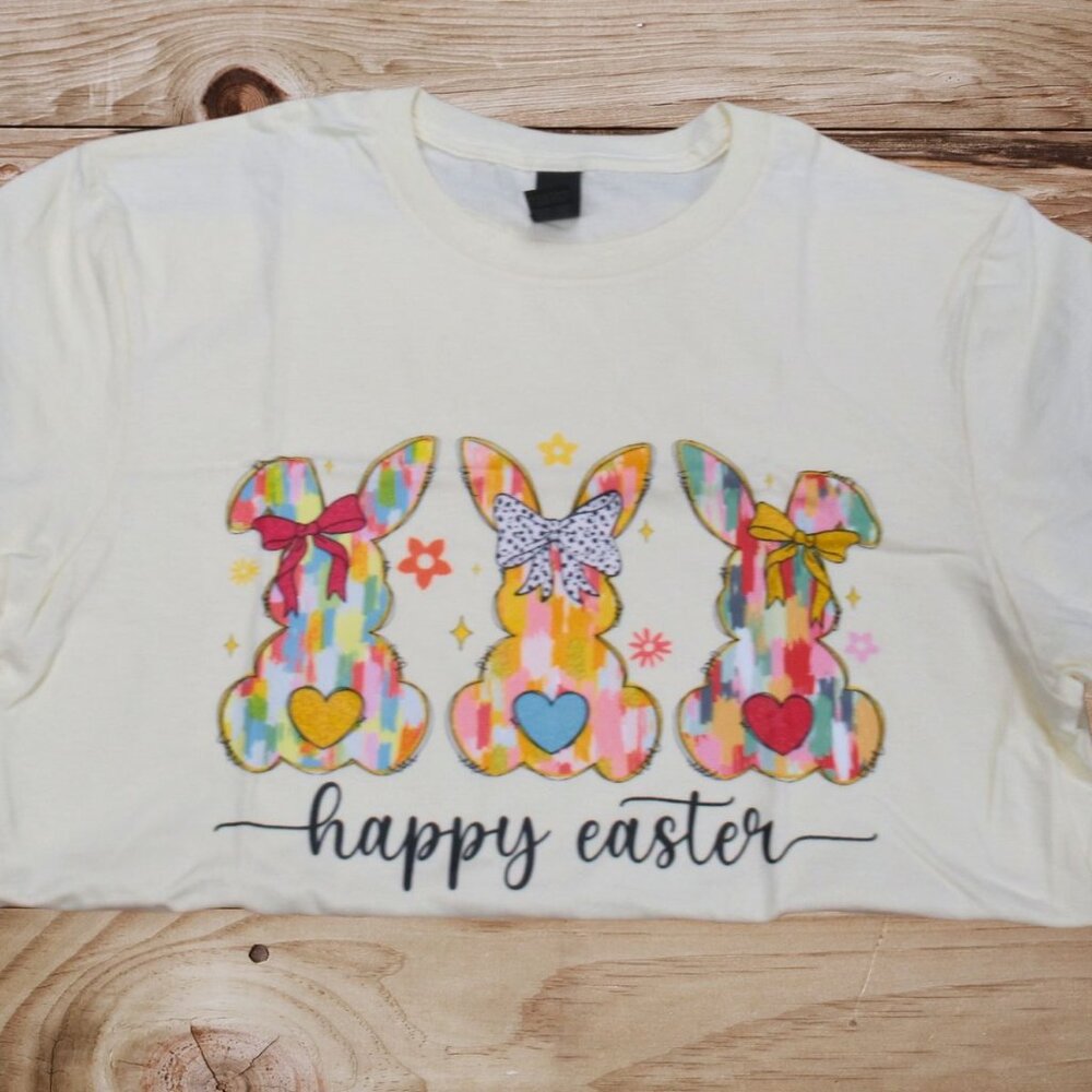 Happy Easter Brushstroke Crewneck Tee *All Brand New!!!*